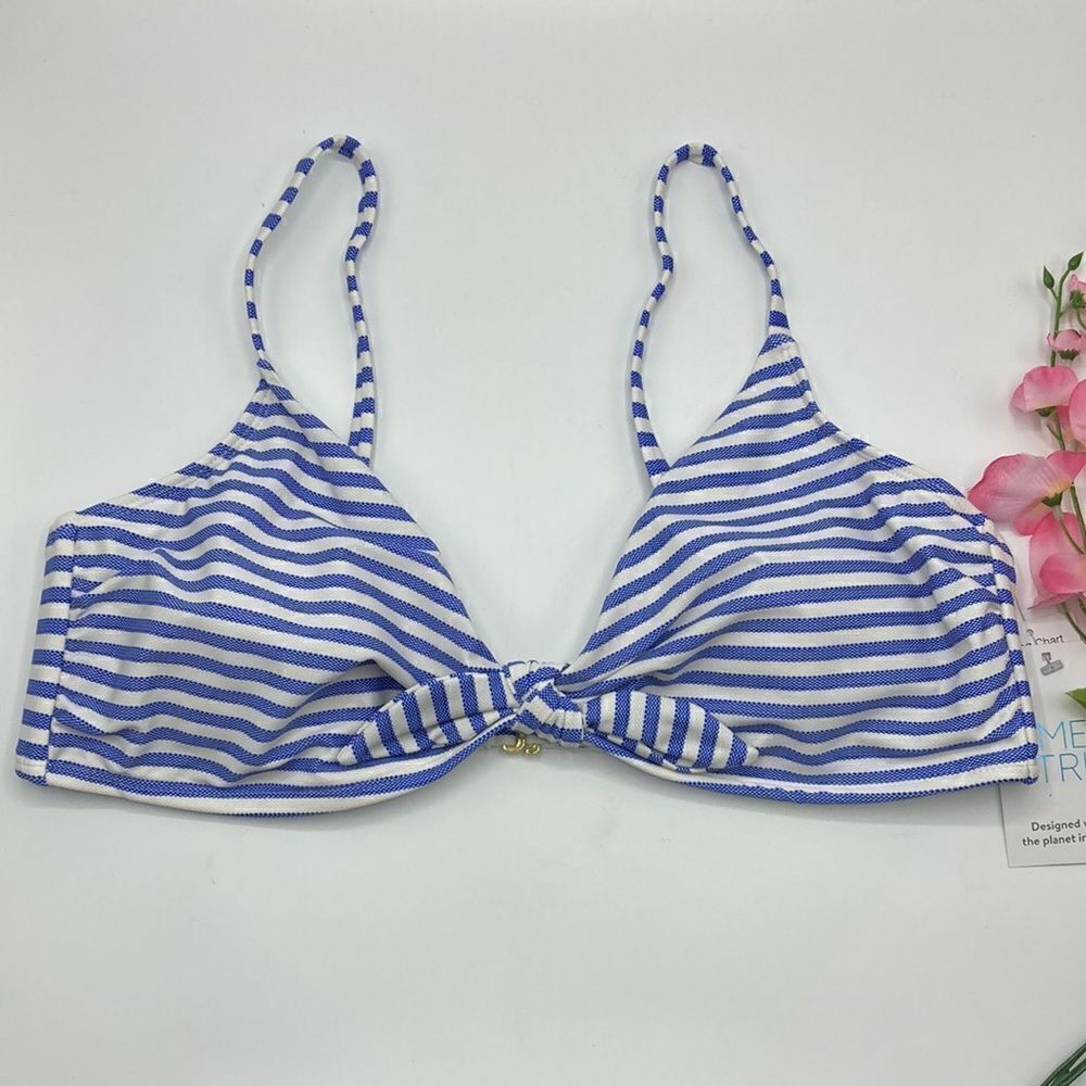 Women’s Tie Front Bralette Swim Top Swimsuit Bathing Suit Bikini Size XL